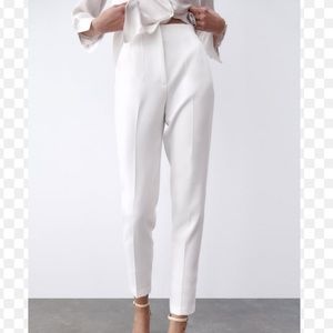 Zara High Waisted Tapered Pants